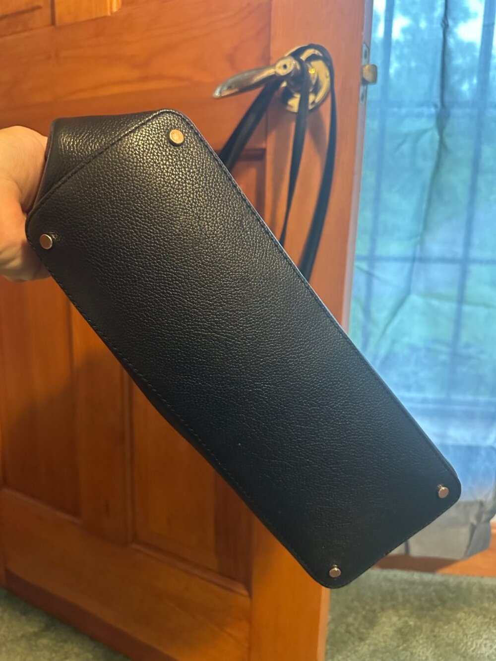 kate spade Black Leather Tote - Picture 6 of 7